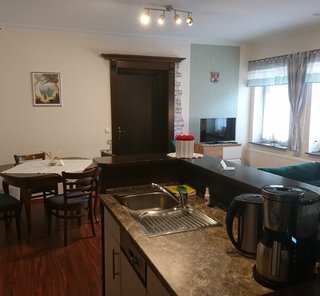 Küche und Wohnbereich